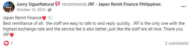 Proving that Japan Remit Finance is the Leading Remittance Company in Japan